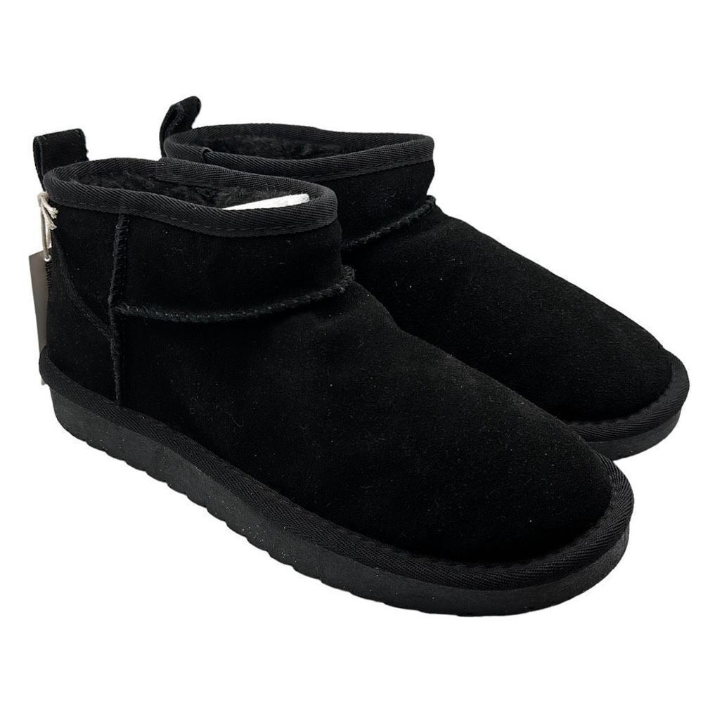 CUSHIONAIRE Women's pull on boot 7.5 BLACK
